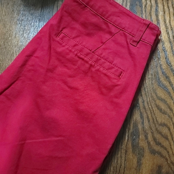 ASOS EUC Red Slim Fit Dress Trouser Pants 97% Cotton - Men's TALL SIZE 30x36 - Picture 5 of 9